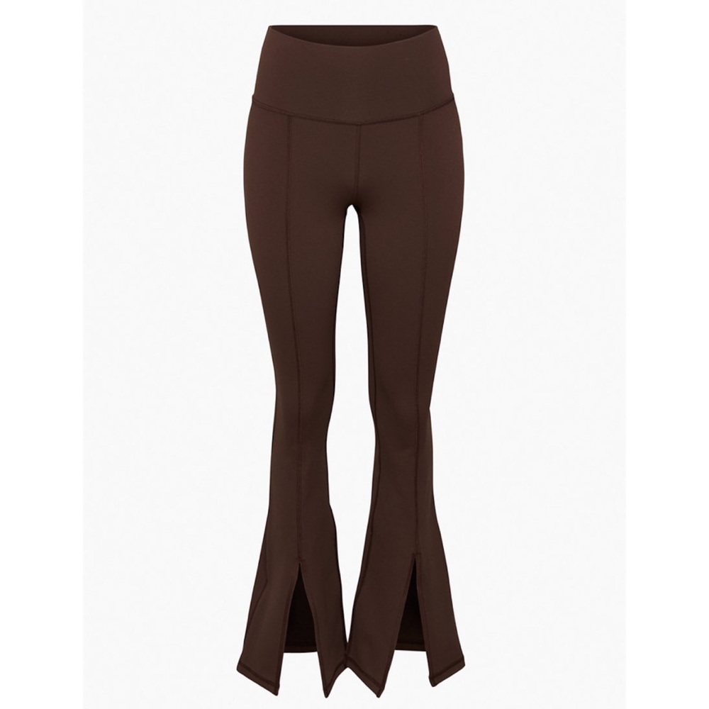ARITZIA - TNALIFE SPLIT HI-RISE LONG LEGGING - SIZE XS - NWT - RICH MOCHA BROWN